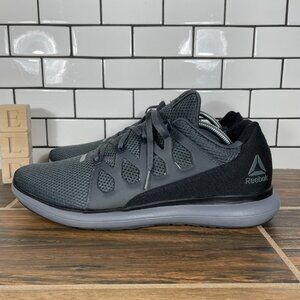 Reebok Driftium Ride 2.0 Mens Size 11 Running Shoes Gray Black Low Top Sneaker